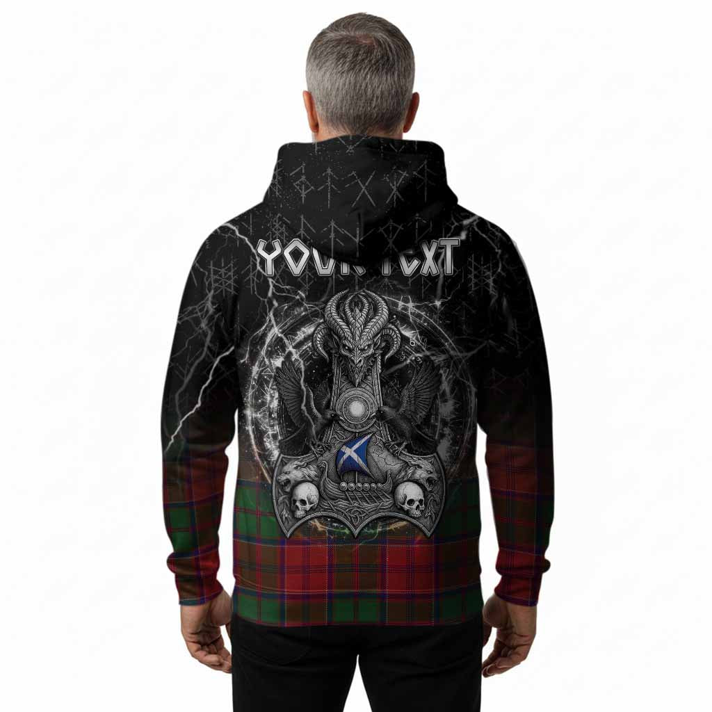 Grant Tartan Crest Hoodie Celtic Odin's Raven Legacy