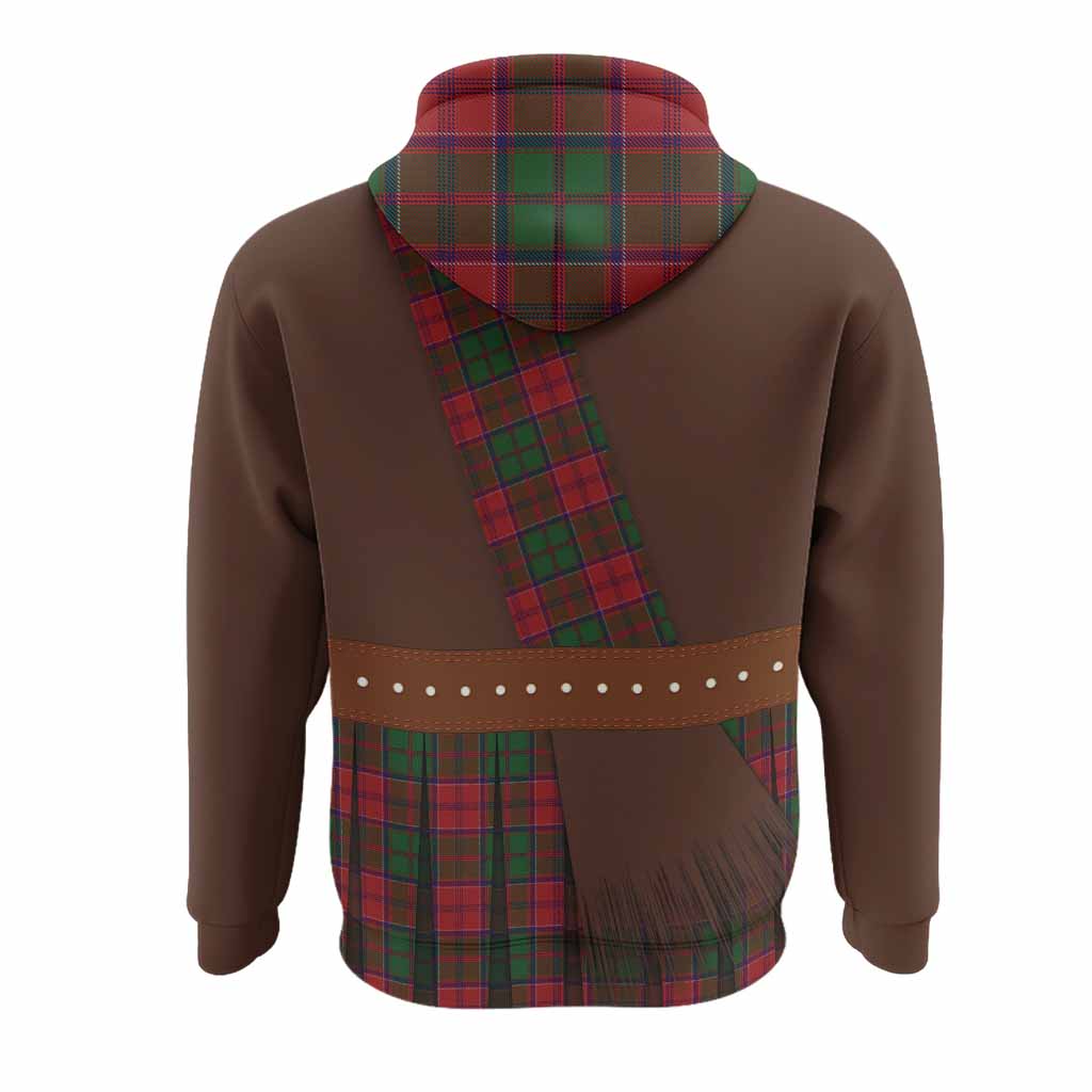 Grant Tartan Crest Hoodie Kilt Costume Style