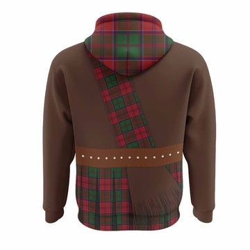 Grant Tartan Crest Hoodie Kilt Costume Style