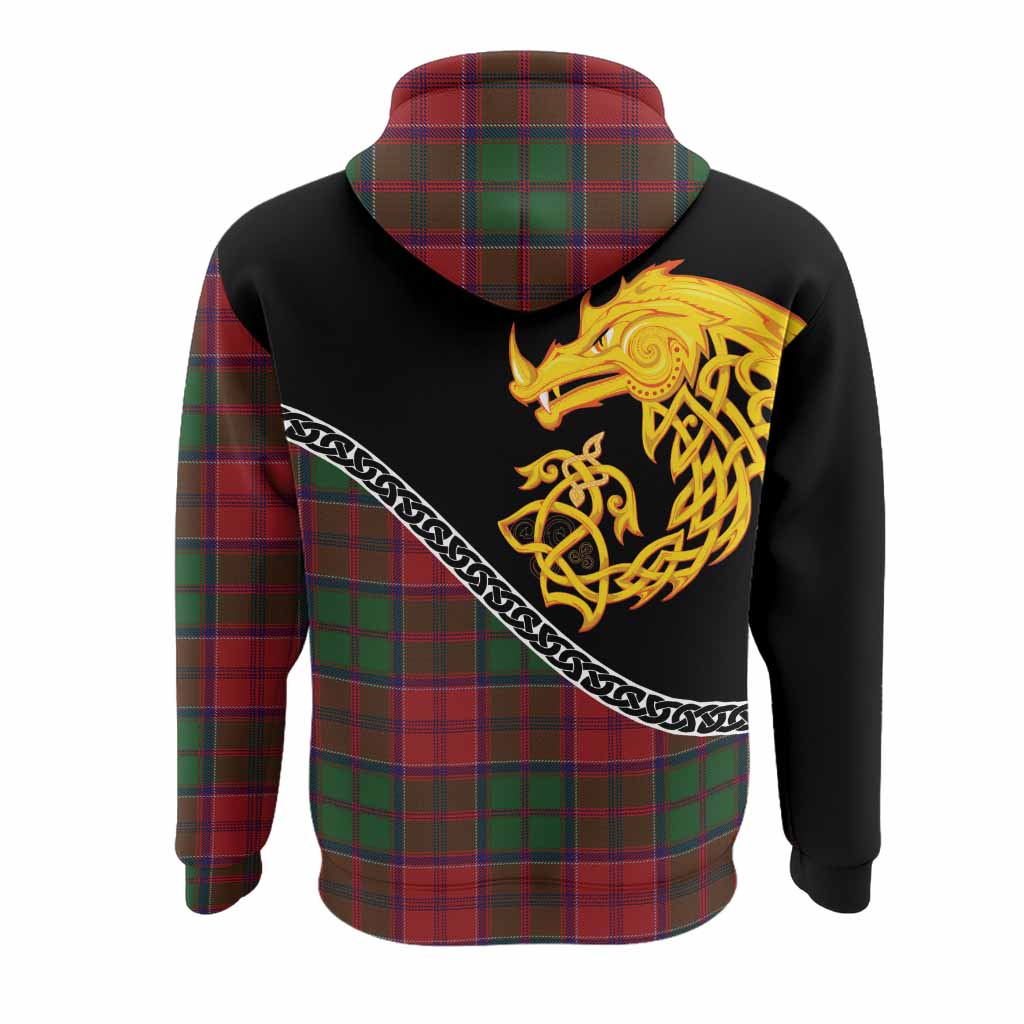 Grant Tartan Crest Hoodie Legendary Dragon Knot Half Style