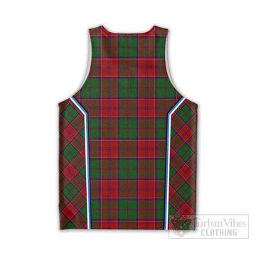 Grant Tartan Crest Men Tank Top Scotland Coat of Arm Flag Style