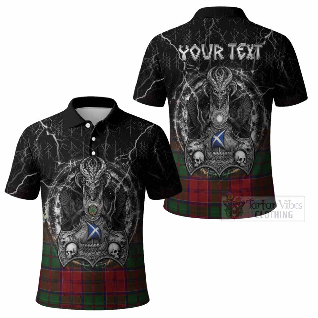 Grant Tartan Crest Polo Shirt Celtic Odin's Raven Legacy