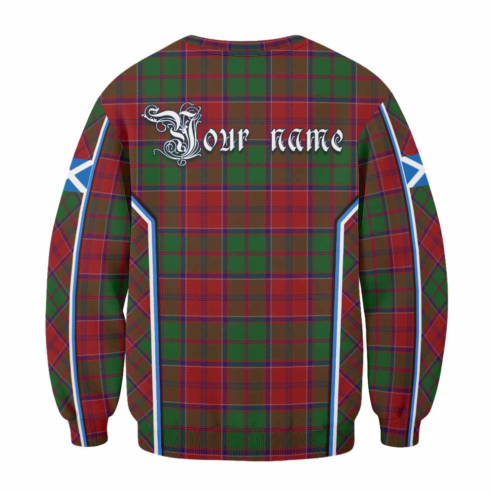 Grant Tartan Crest Sweatshirt Scotland Coat of Arm Flag Style - Tartan Vibes Clothing