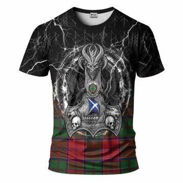 Grant Tartan Crest T-Shirt Celtic Odin's Raven Legacy