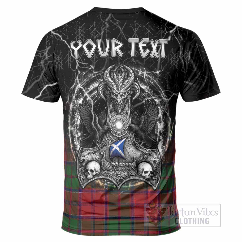 Grant Tartan Crest T-Shirt Celtic Odin's Raven Legacy
