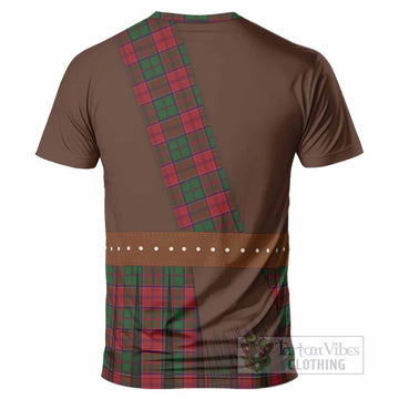 Grant Tartan Crest T-Shirt Kilt Costume Style