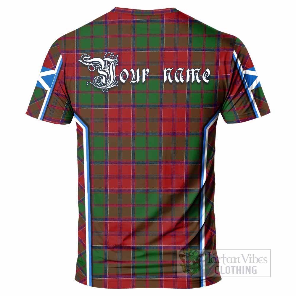 Grant Tartan Crest T-shirt Scotland Coat of Arm Flag Style - Tartan Vibes Clothing