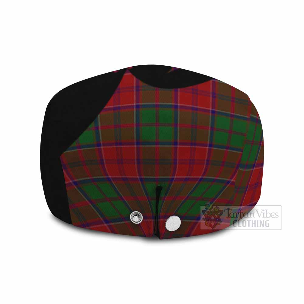 Grant Tartan Family Crest Flat Cap, Jeff Cap Scotland Thistle Floral