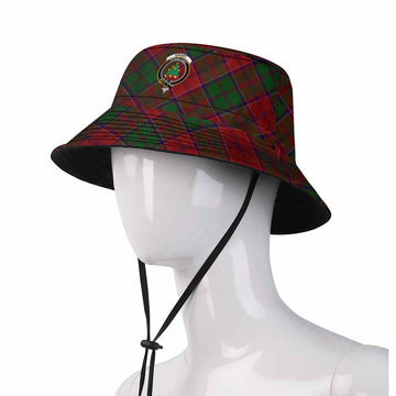 Grant Tartan Fishing Hat with Family Crest
