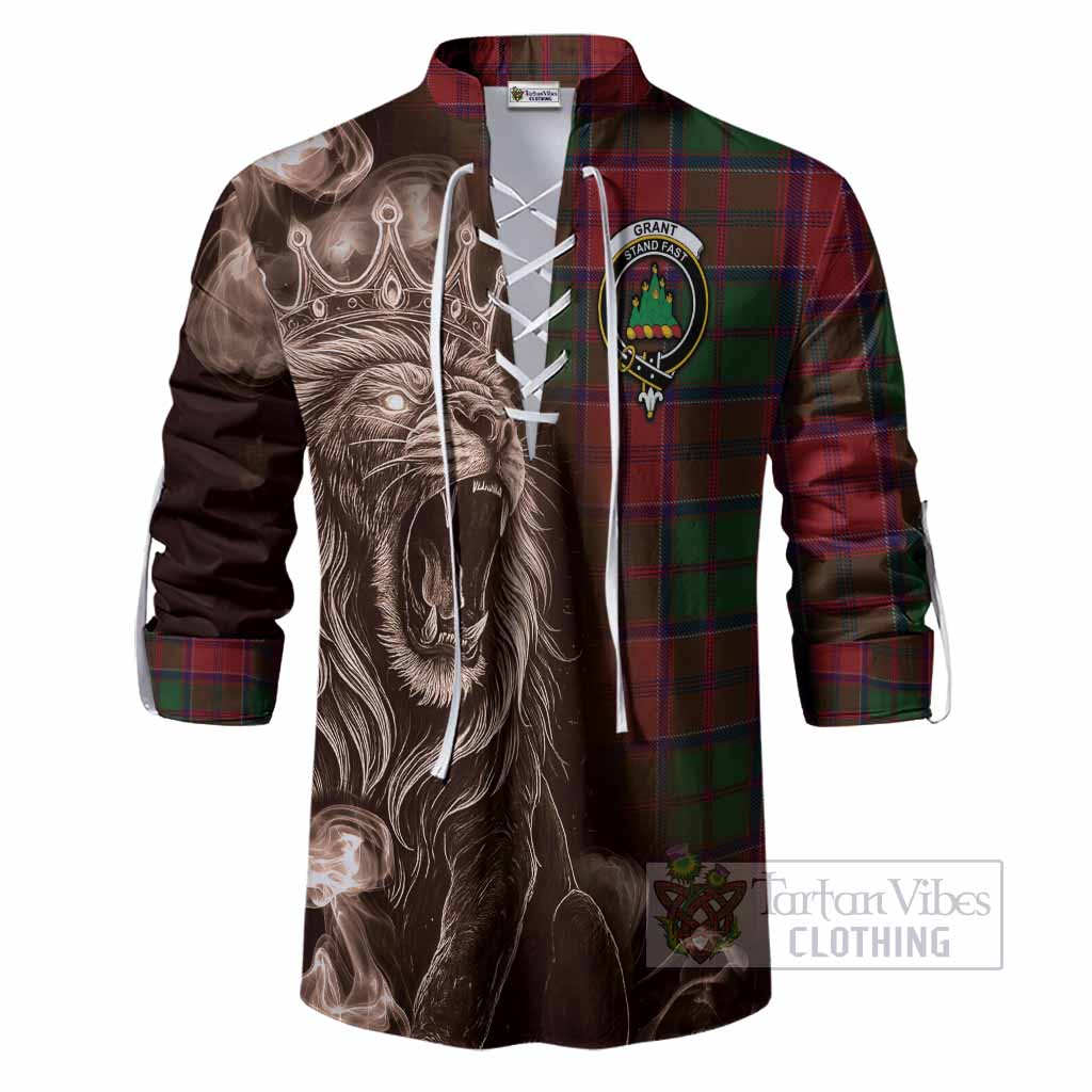Grant Tartan Ghillie Shirt Roaring Lion Heritage