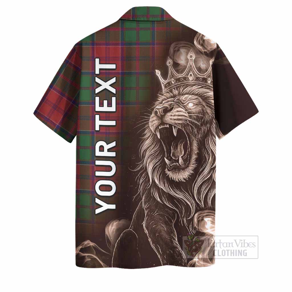 Grant Tartan Hawaiian Shirt Roaring Lion Heritage