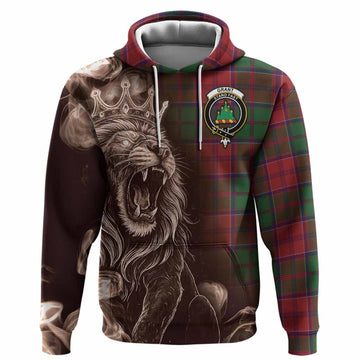 Grant Tartan Hoodie Roaring Lion Heritage