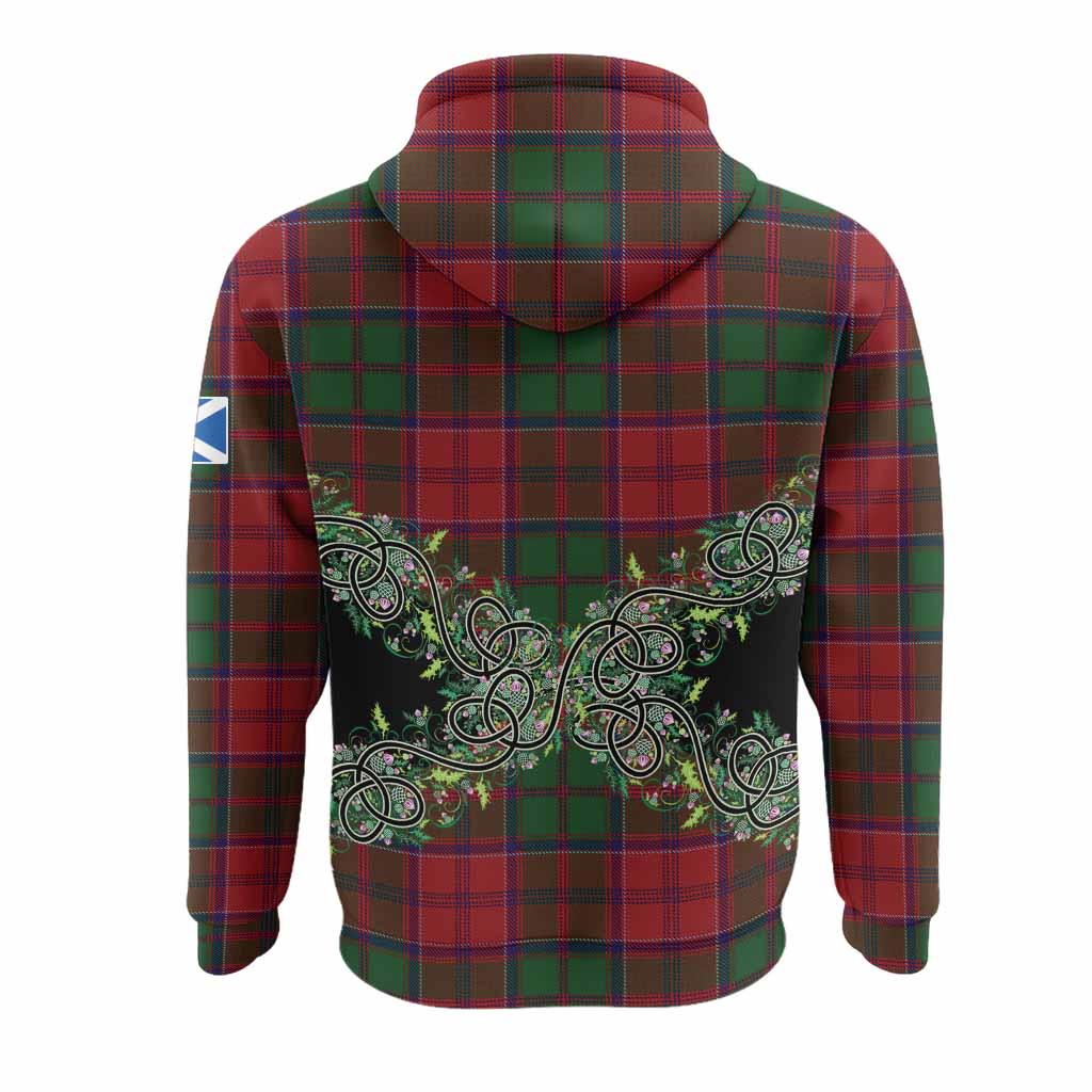 Grant Tartan Hoodie Thistle Scottish Spirit