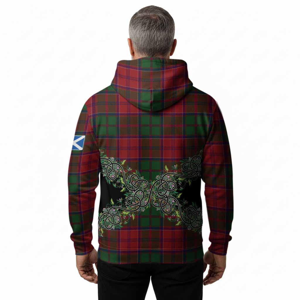 Grant Tartan Hoodie Thistle Scottish Spirit