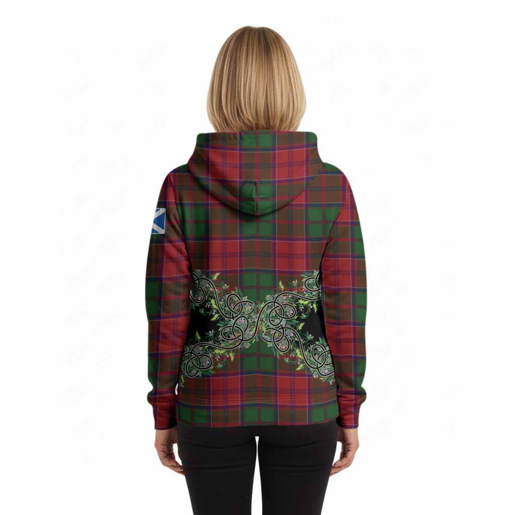 Grant Tartan Hoodie Thistle Scottish Spirit