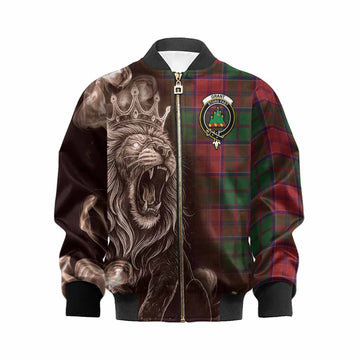 Grant Tartan Kid Bomber Jacket Roaring Lion Heritage