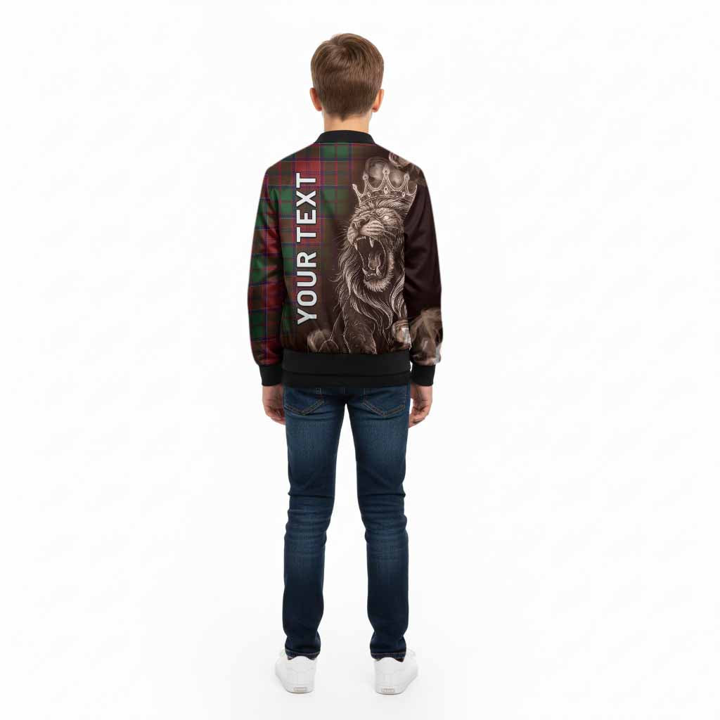 Grant Tartan Kid Bomber Jacket Roaring Lion Heritage