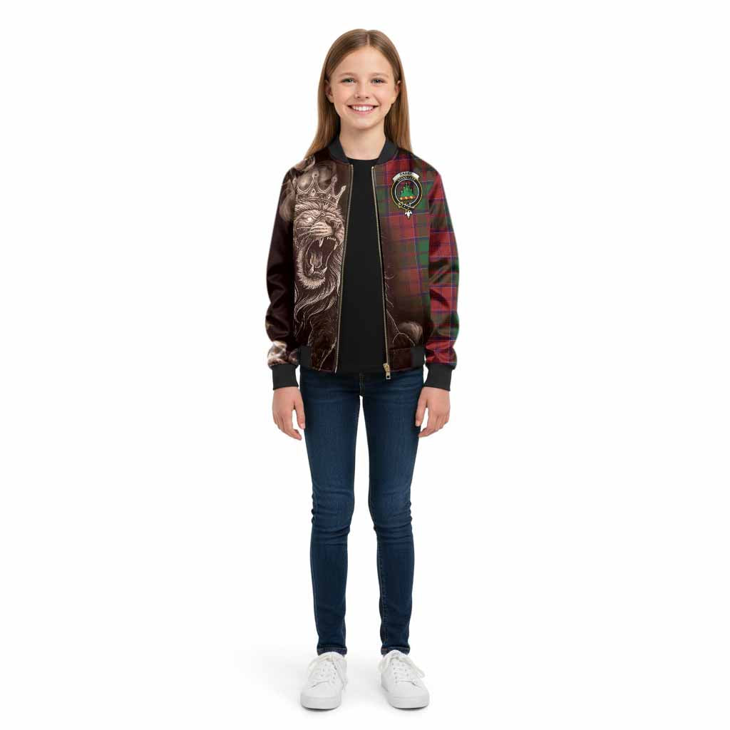 Grant Tartan Kid Bomber Jacket Roaring Lion Heritage
