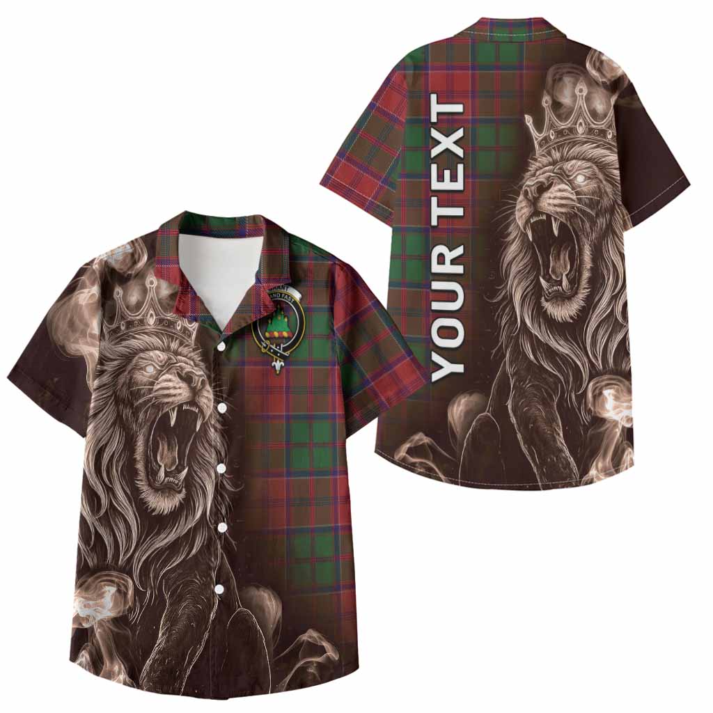 Grant Tartan Kid Hawaiian Shirt Roaring Lion Heritage