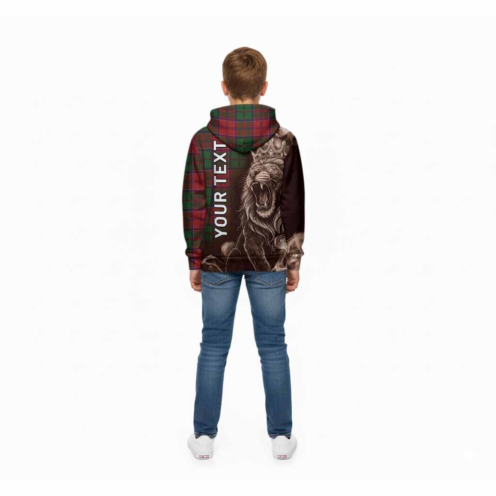 Grant Tartan Kid Hoodie Roaring Lion Heritage