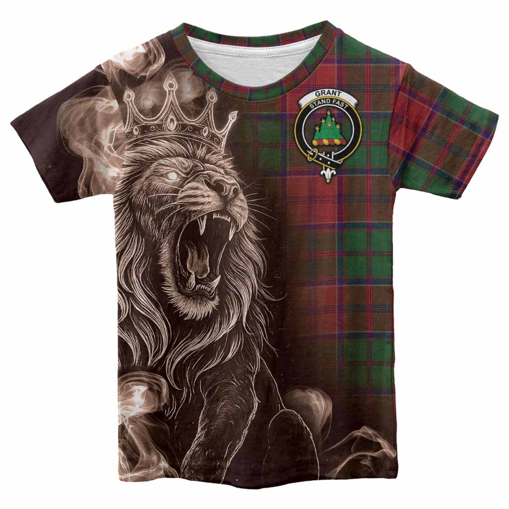 Grant Tartan Kid T-shirt Roaring Lion Heritage