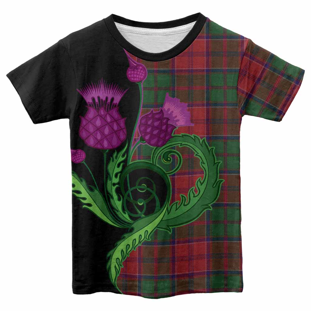 Grant Tartan Kid T-shirt Traditional Scottish Thistle