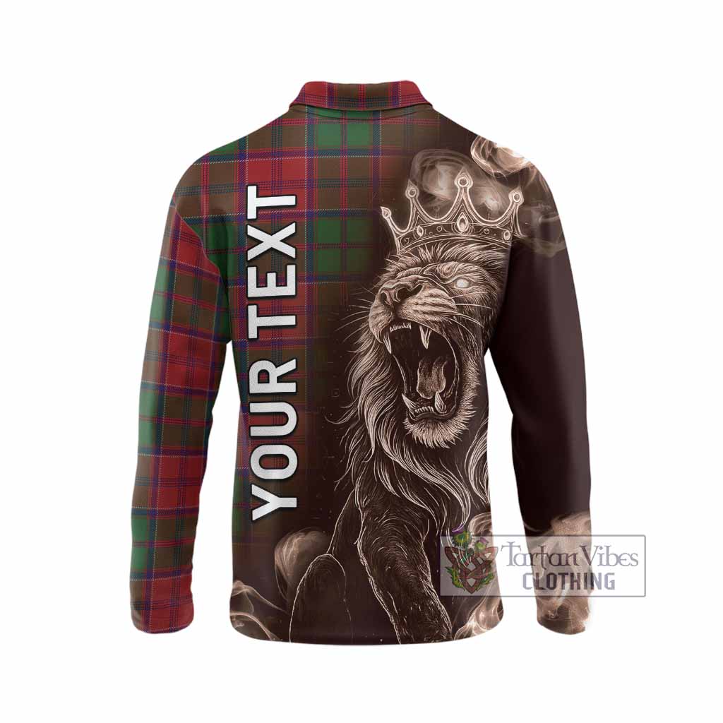Grant Tartan Long Sleeve Polo Shirt Roaring Lion Heritage