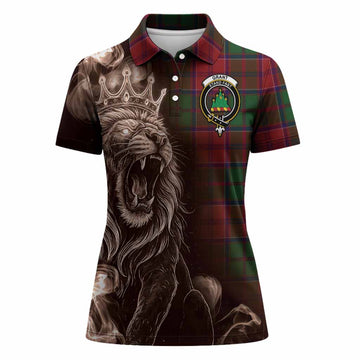 Grant Tartan Women Polo Shirt Roaring Lion Heritage