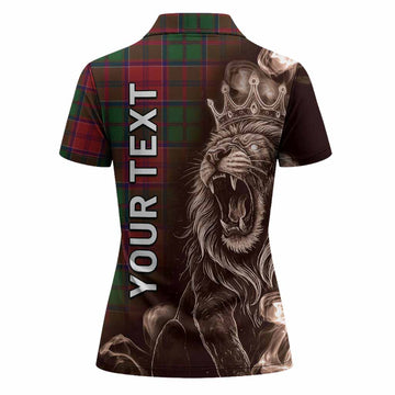 Grant Tartan Women Polo Shirt Roaring Lion Heritage