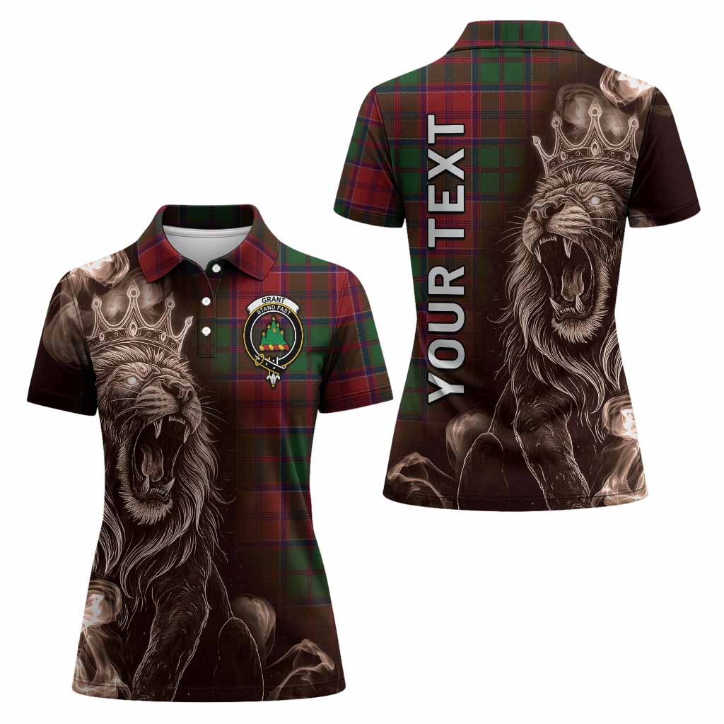Grant Tartan Women Polo Shirt Roaring Lion Heritage