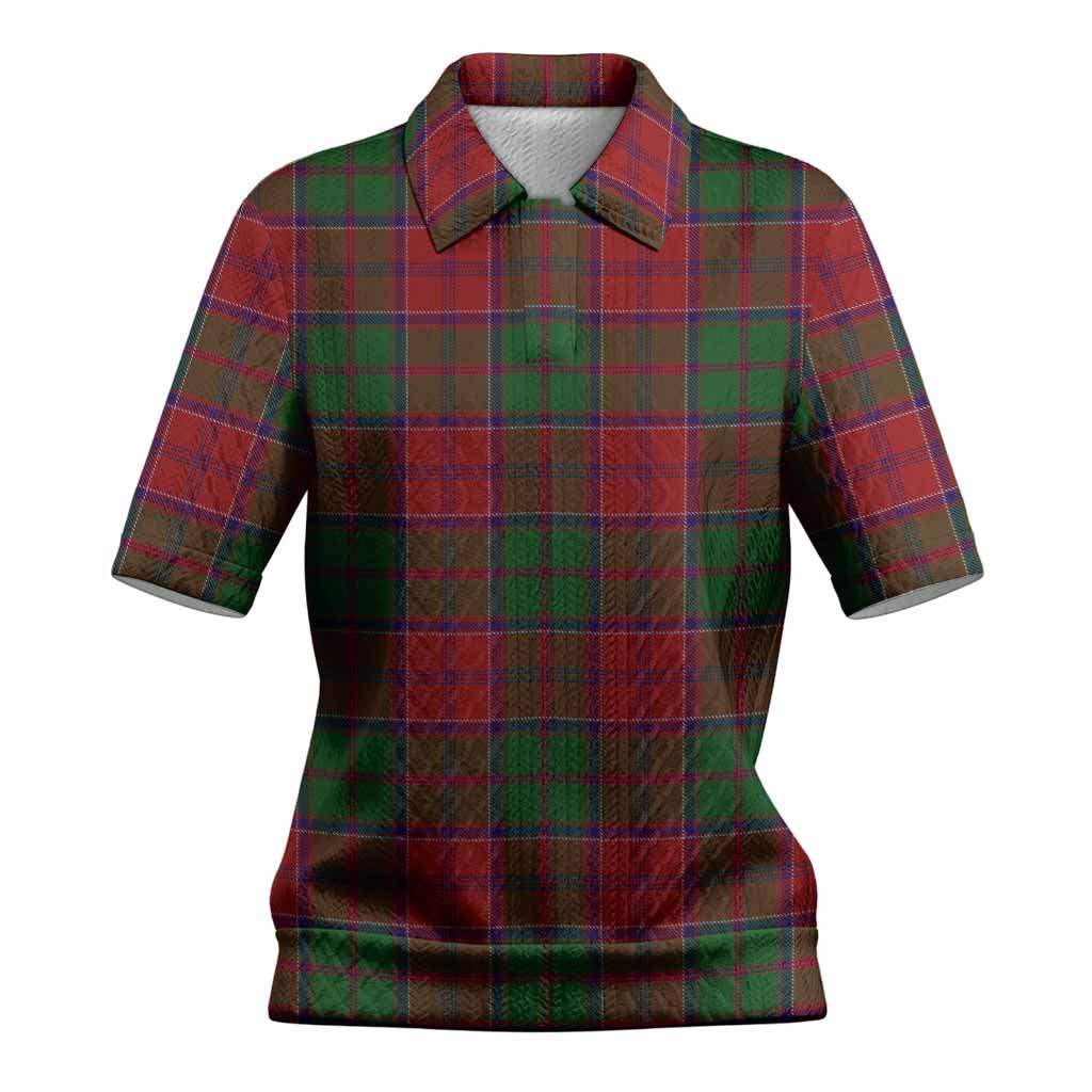 Grant Tartan Women’s Polo Sweater Top