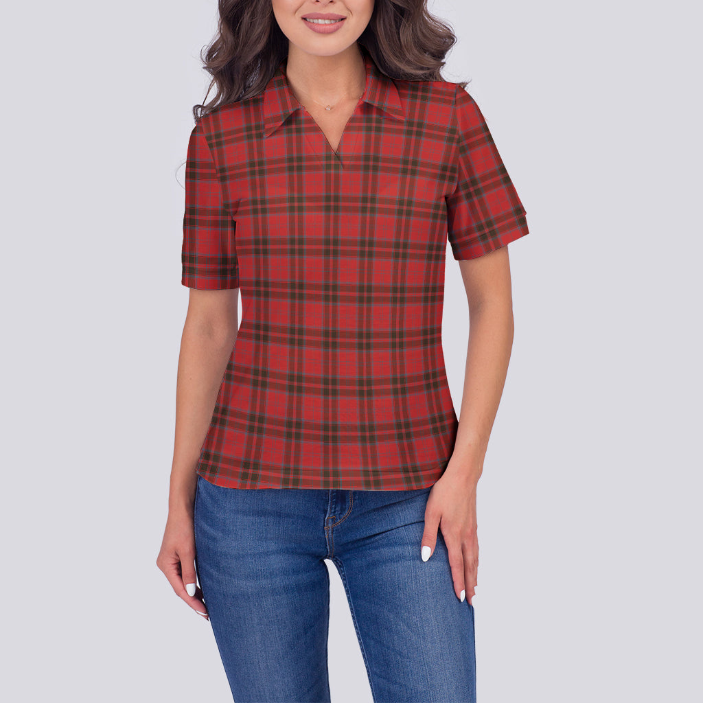 grant-weathered-tartan-polo-shirt-for-women