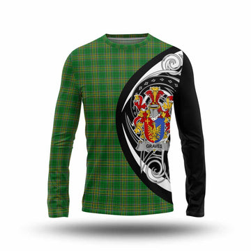 Graves Irish Clan Long Sleeve T-Shirt Celtic Circle Style Unisex - Tartan Vibes Clothing