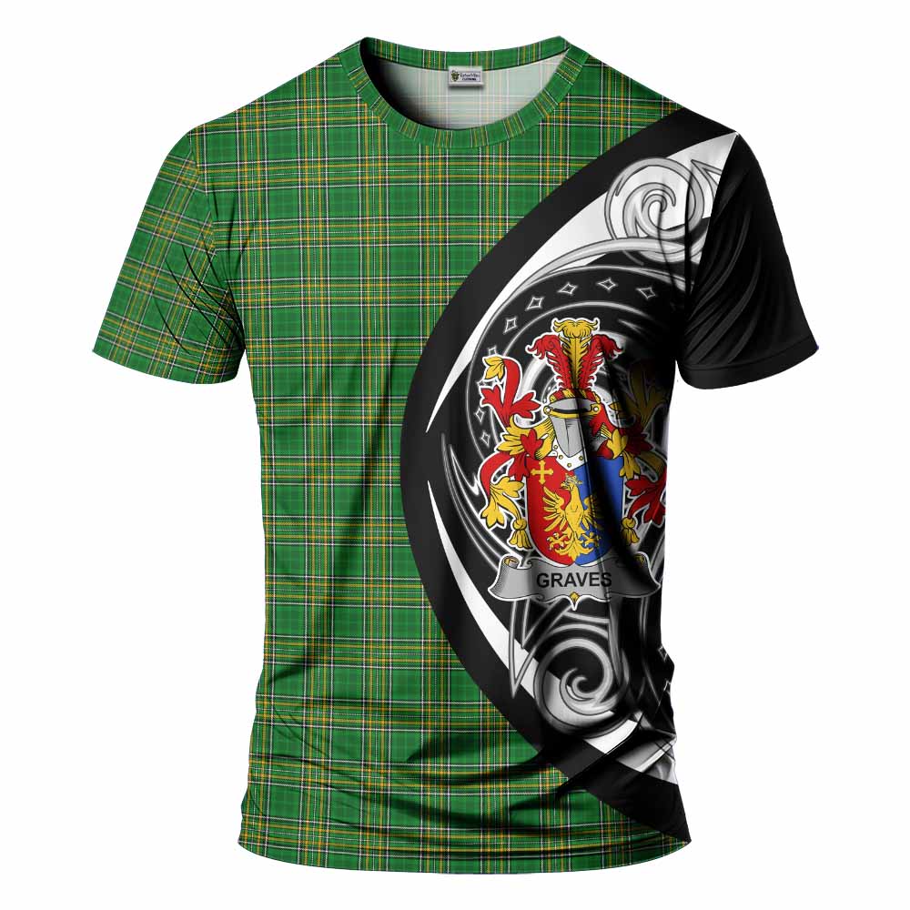 Graves Irish Clan T-Shirt Celtic Circle Style Kid's Shirt - Tartan Vibes Clothing