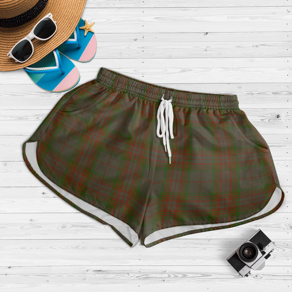 Gray Tartan Womens Shorts 4XL - Tartan Vibes Clothing