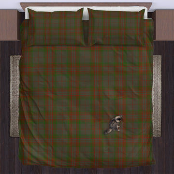 Gray Tartan Bedding Set
