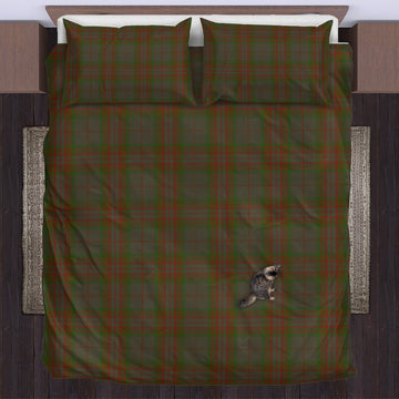 Gray Tartan Bedding Set UK Bedding Set - Tartan Vibes Clothing