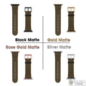 Gray Tartan Watch Band 42 - 45 mm - Tartan Vibes Clothing