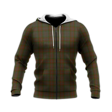 Gray Tartan Knitted Hoodie - Tartan Vibes Clothing