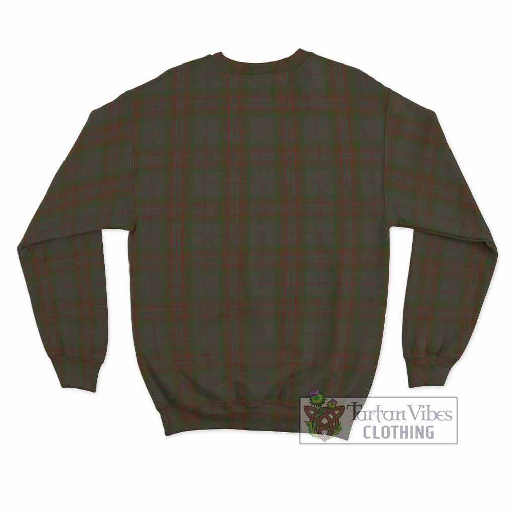 Gray Tartan Sweatshirt with Family Crest DNA In Me Style - Tartan Vibes Clothing