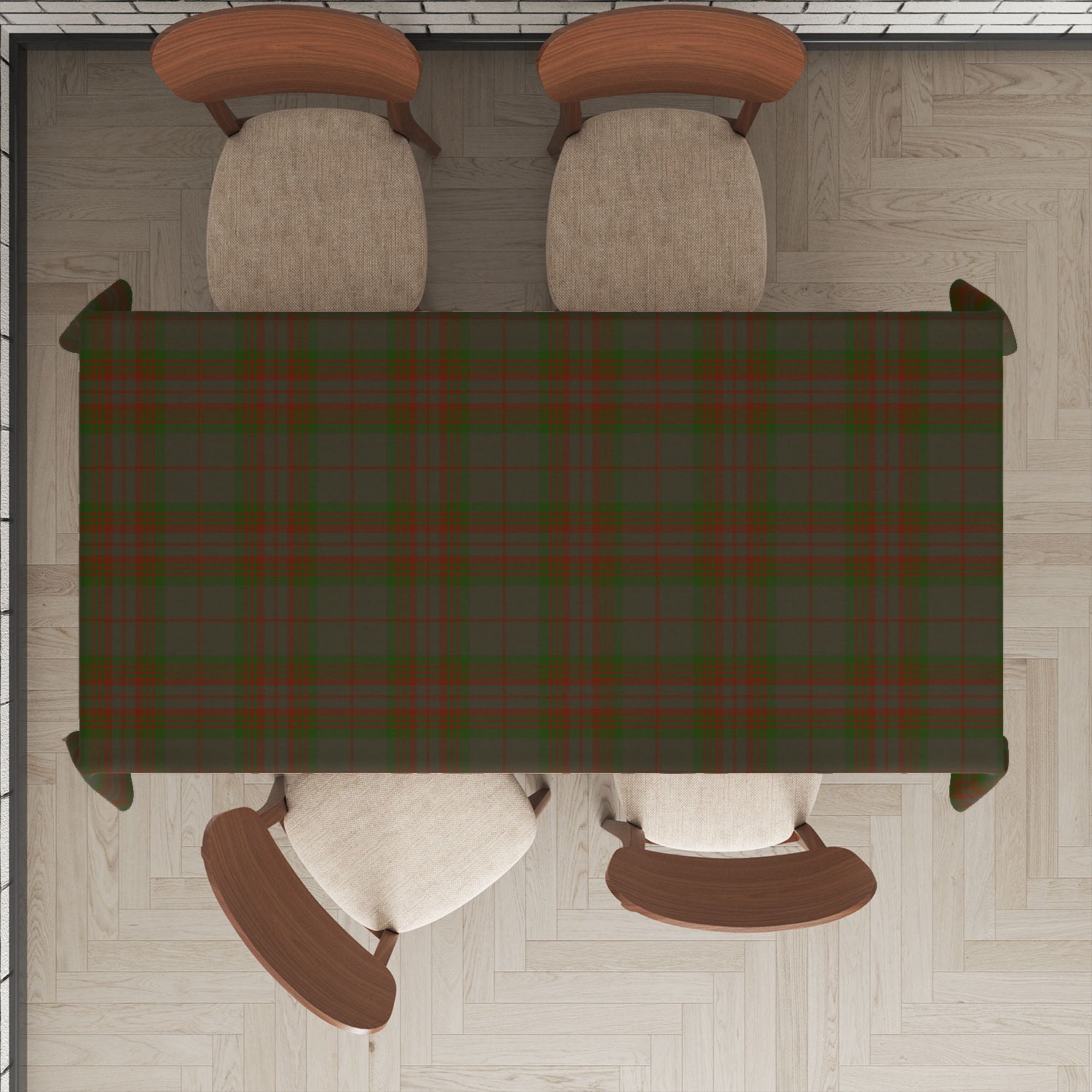 Gray Tartan Tablecloth - Tartan Vibes Clothing