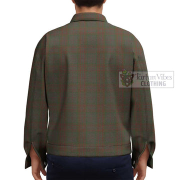Gray Tartan Unisex Lapel Cotton Jacket - Tartan Vibes Clothing