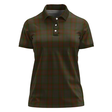 Gray Tartan Polo Shirt For Women - Tartan Vibes Clothing