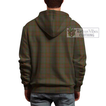 Gray Tartan Hoodie with Family Crest DNA In Me Style - Tartan Vibes Clothing