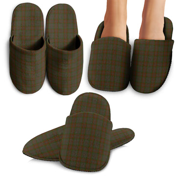 Gray Tartan Home Slippers