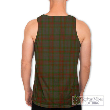 Gray Tartan Men's Tank Top with Family Crest DNA In Me Style - Tartan Vibes Clothing