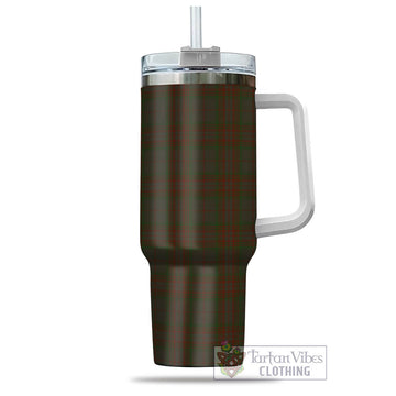 Gray Tartan Tumbler with Handle - Tartan Vibes Clothing