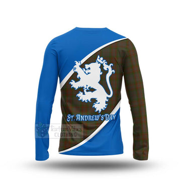 Gray Family Crest Tartan Long Sleeve T-Shirt Celebrate Saint Andrew's Day in Style - Tartan Vibes Clothing