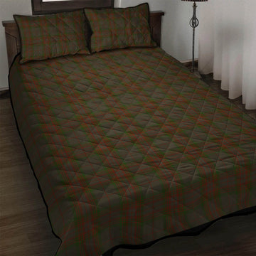 Gray Tartan Quilt Bed Set - Tartan Vibes Clothing