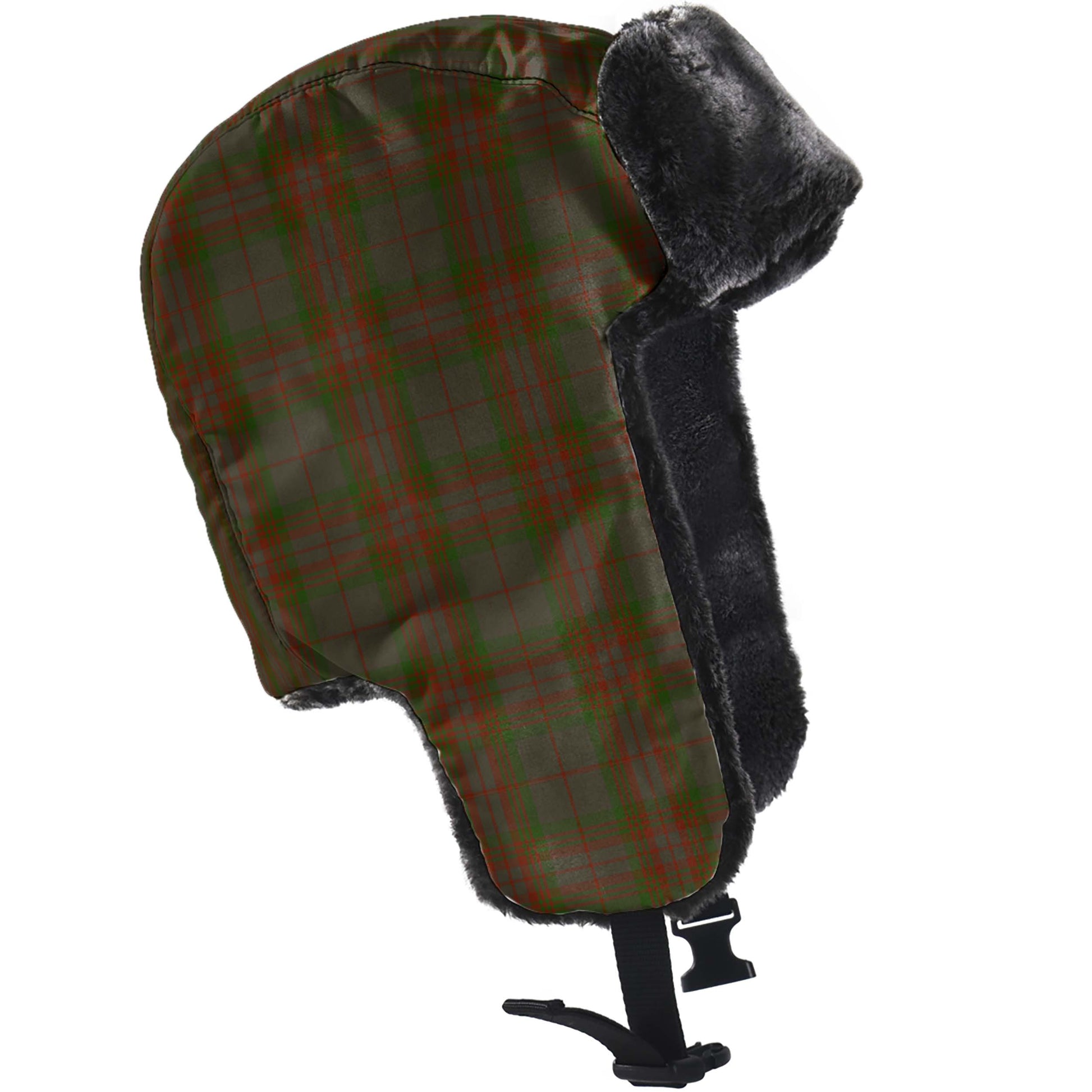 Gray Tartan Winter Trapper Hat - Tartan Vibes Clothing